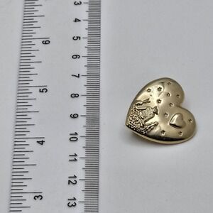 Gold Heart Shrek  Dreamworks LLC Signed Pin Brooch Variety 2002